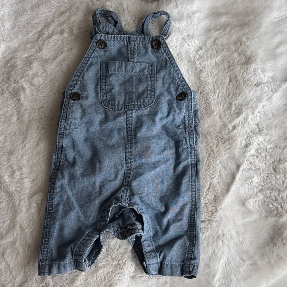Joe Fresh Light Blue Denim Baby Overalls